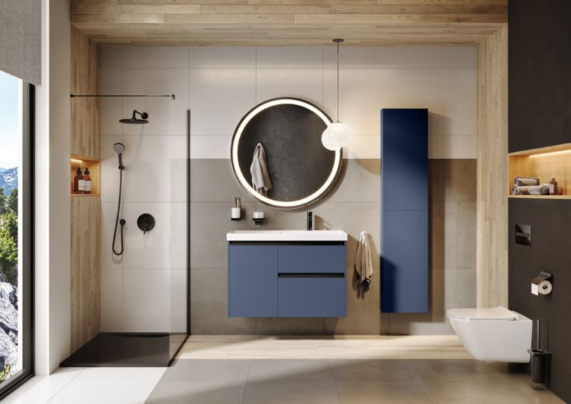 Miska WC wisząca Roca Zefir 48 cm bezkołnierzowa z deską wolnoopadającą biała