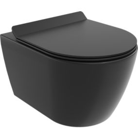 Miska WC z deską Mexen Carmen czarna 49x37x34 cm 1 szt.