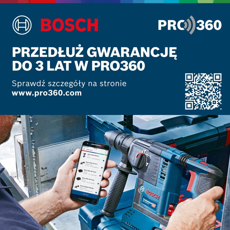 Młot udarowy SDS-plus Bosch professional GBH 240 DRE