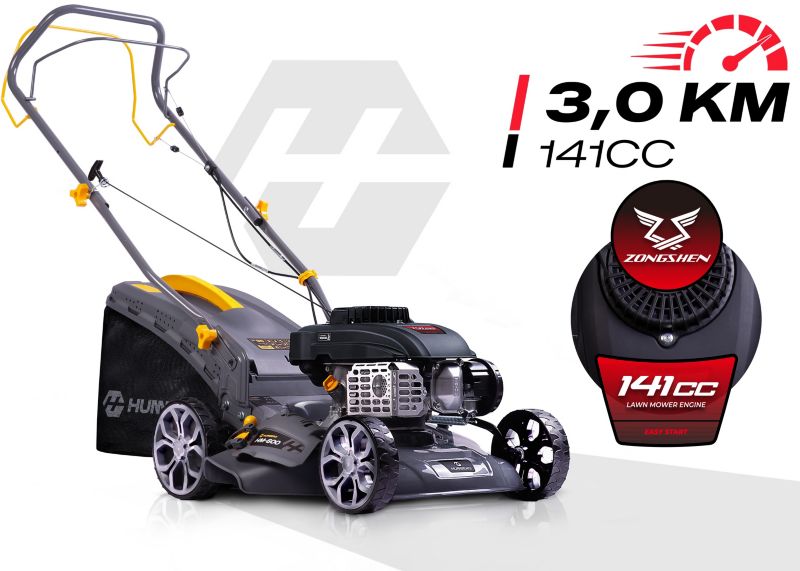 Mocna kosiarka spalinowa Humberg HM-600 z napędem 40cm Zongshen 141cc + olej model 2026 1szt.