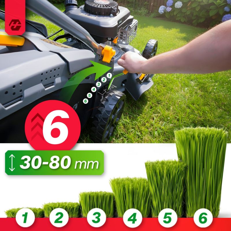 Mocna kosiarka spalinowa Humberg HM-600 z napędem 40cm Zongshen 141cc + olej model 2026 1szt.