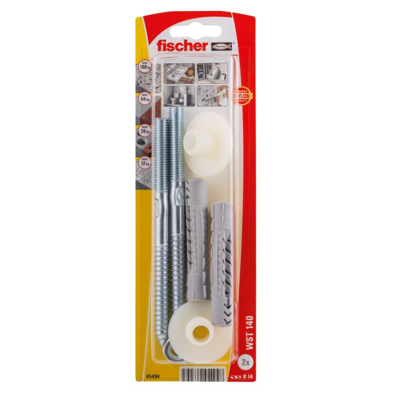Mocowanie do umywalek Fischer WST 14 x 75 mm 2 szt.