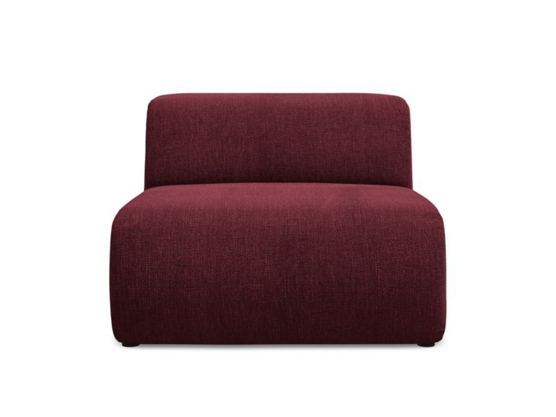 Moduł Makamii Ekahi z tkaniny szenilowej 90x89 cm bordo 1 szt.