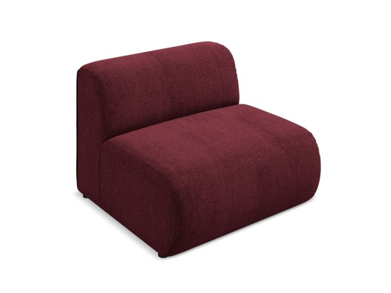 Moduł Makamii Ekahi z tkaniny szenilowej 90x89 cm bordo 1 szt.