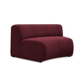 Moduł pizza Makamii Ekahi z tkaniny szenilowej 147x89 cm bordo 1 szt.