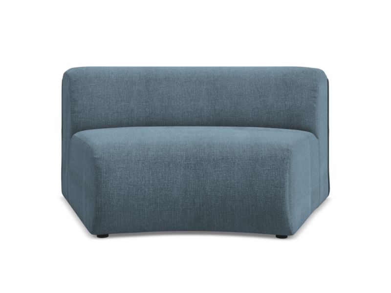 Moduł pizza Makamii Ekahi z tkaniny szenilowej 147x89 cm jeans 1 szt.