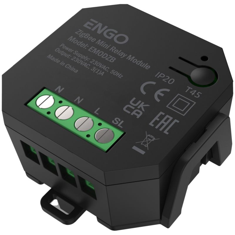 Moduł przekaźnikowy ENGO ZigBee 3.0 z repeaterem do ogrzewania 1 szt.