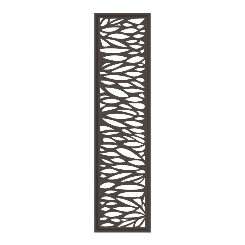 Moduł dekoracyjny Klikstrom Neva aluminiowy 44 x 179 cm szary