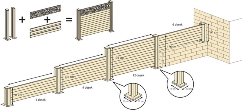 Moduł dekoracyjny Klikstrom Neva aluminiowy 88 x 179 cm taupe