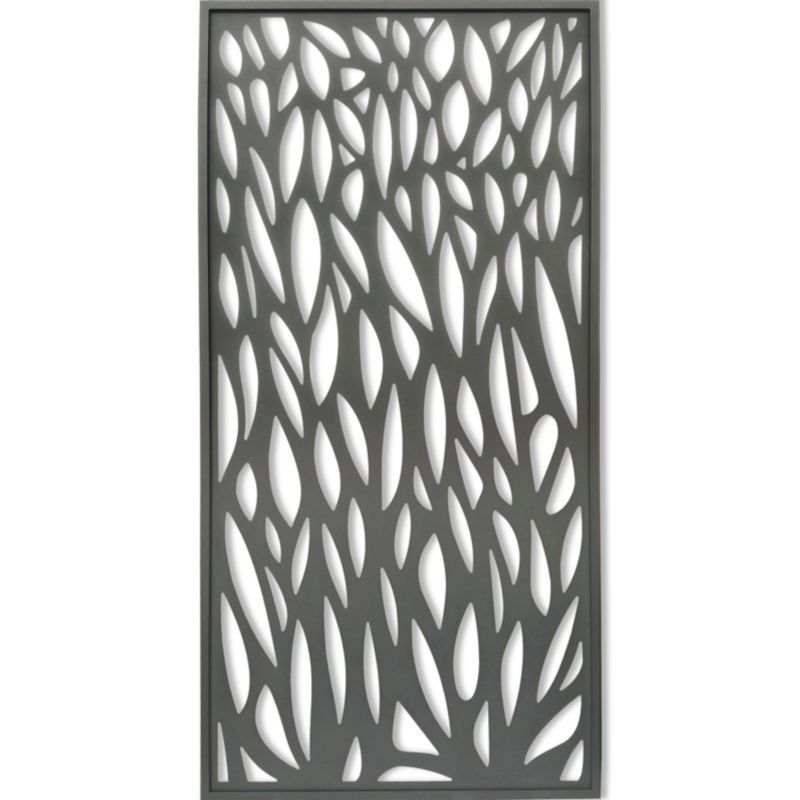 Moduł dekoracyjny Klikstrom Neva aluminiowy 88 x 179 cm taupe