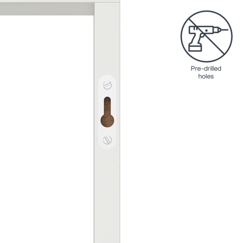 Moduł GoodHome Rigga 30 cm biały