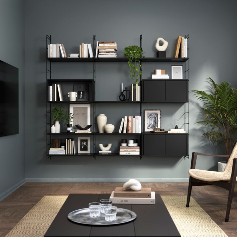 Moduł GoodHome Rigga 60 cm czarny