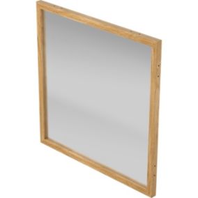 Moduł okno szkło mrożone GoodHome Alara 100 x 100 cm dąb