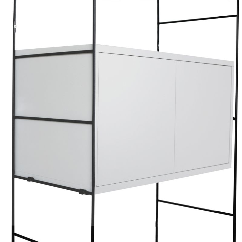 Moduł z drzwiami GoodHome Rigga 60 cm biały