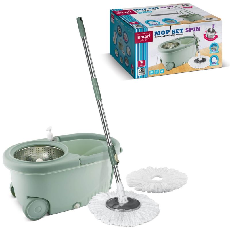 Mop Obrotowy Lamart LT8053 Z Wiadrem 7L Spin 1szt