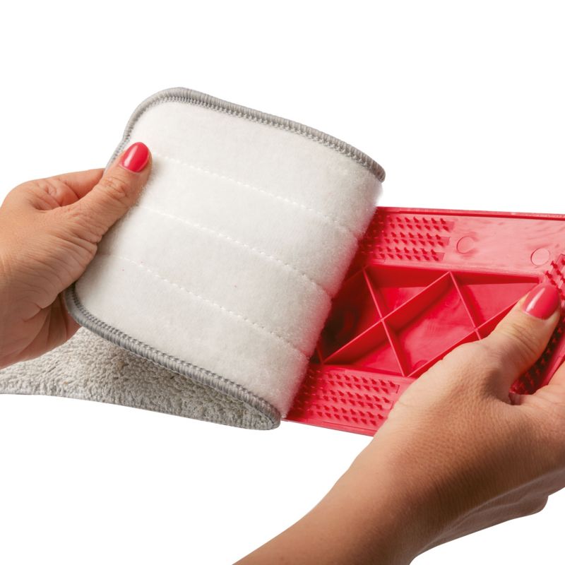 Mop Płaski Lamart LT8063 120cm Ze Spryskiwaczem Pojemnik Natryskowy 400ml Obrotowy Przegub 1szt