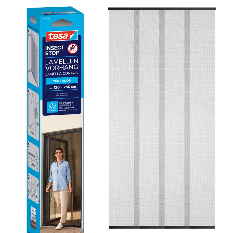 Tesa standard XL lamelová moskytiéra 1,20 x 2,50 m antracit.