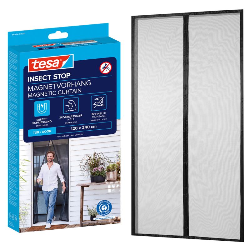 Magnetická moskytiéra Tesa XL 1,2 x 2,4 m.