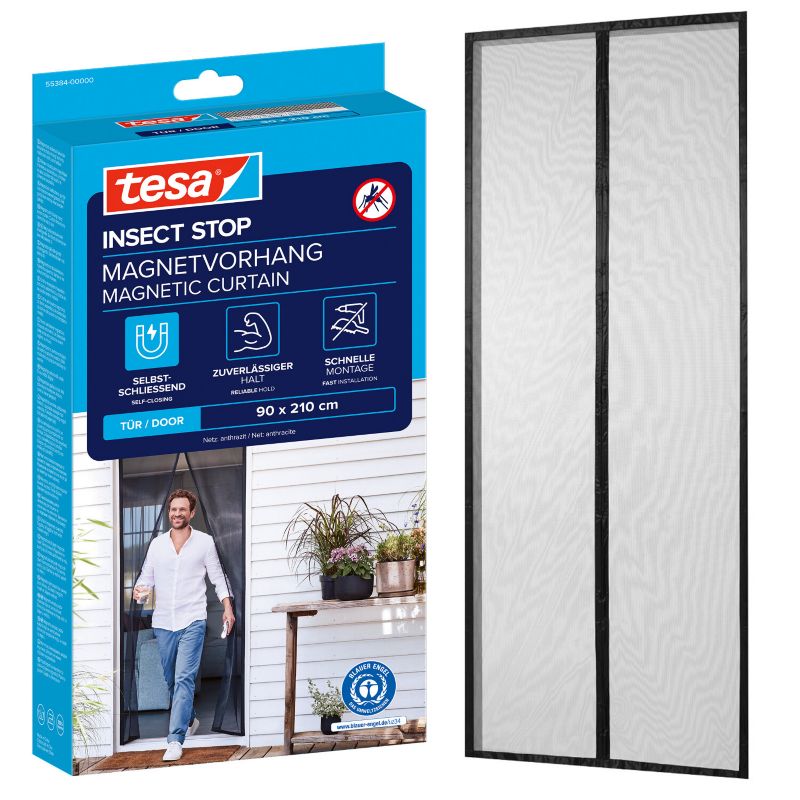Magnetická moskytiéra Závěs 2,1 x 0,9 m antracit.