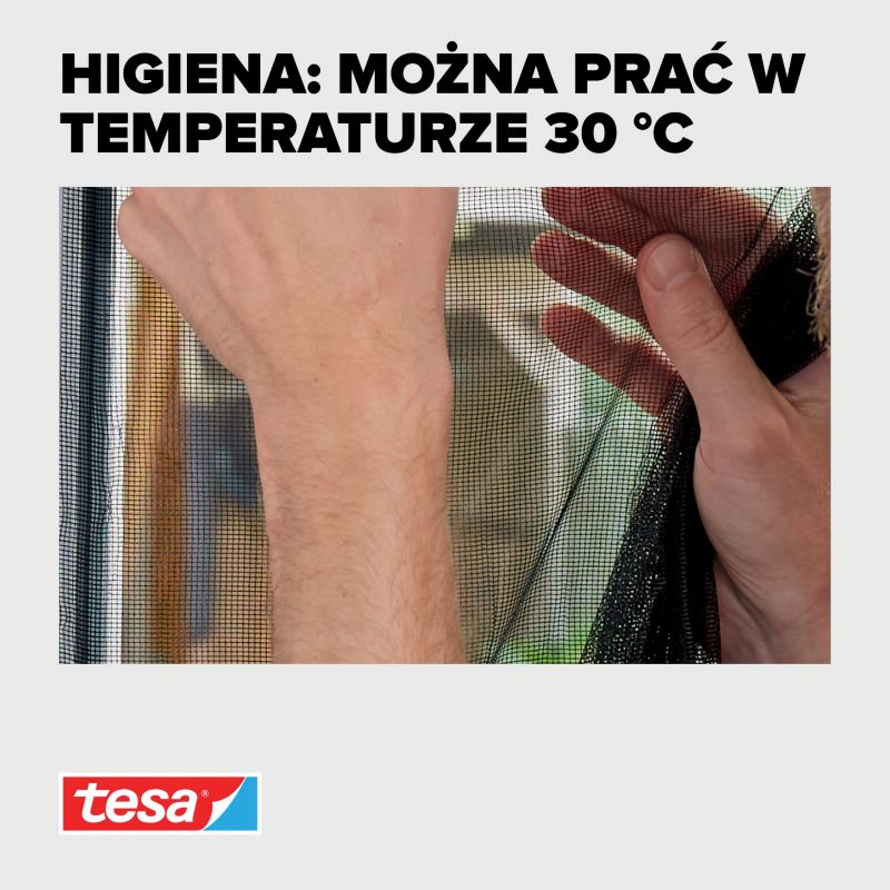 Moskitiera okienna Tesa Comfort 1,3 x 1,5 m biała