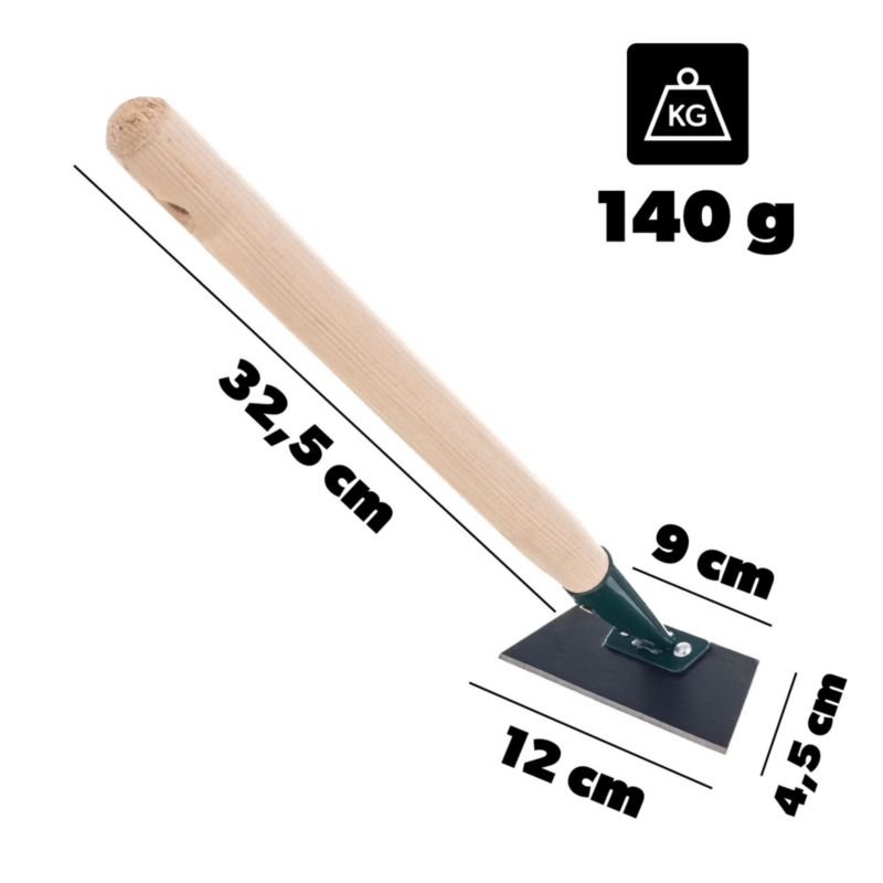 Motyczka Ogrodowa KADAX Motyka mała Kopaczka Do Kopania metalowa Trzonek 32,5cm 1szt.