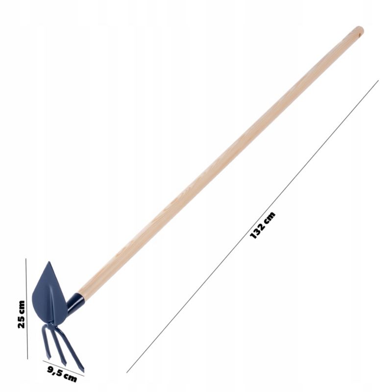 Motyka Ogrodowa KADAX Motyczka Z Widełkami Trzonek 125cm 1szt.