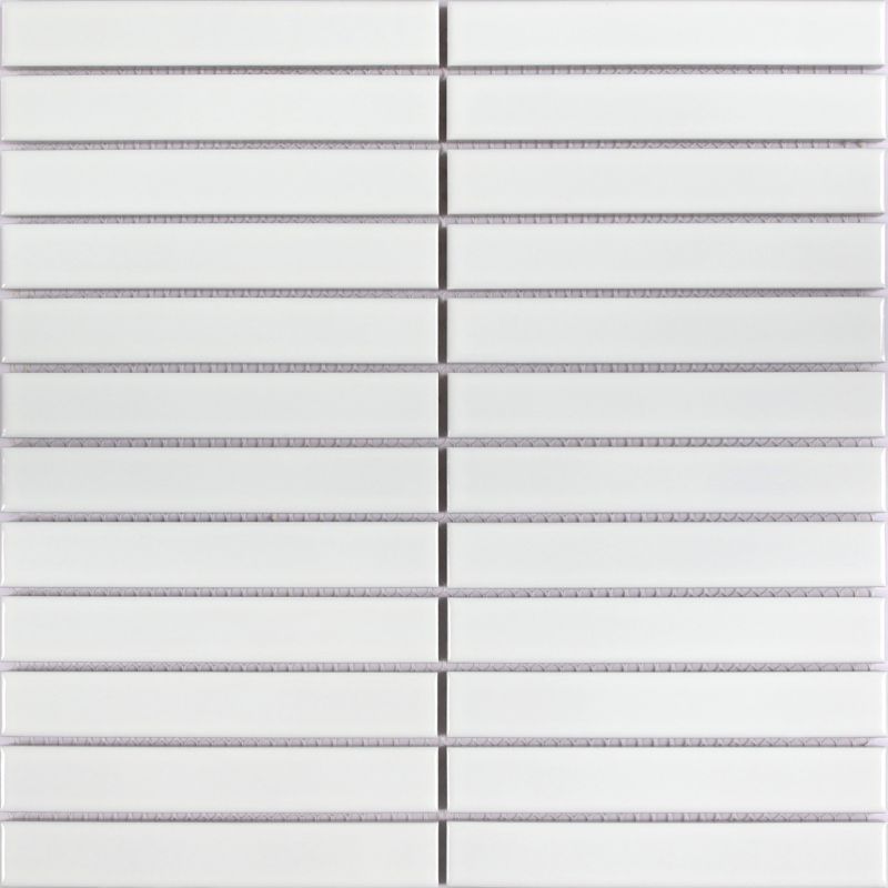 Mozaika ceramiczna GoodHome Luisa biała 29.8 x 29.5 cm błyszcząca