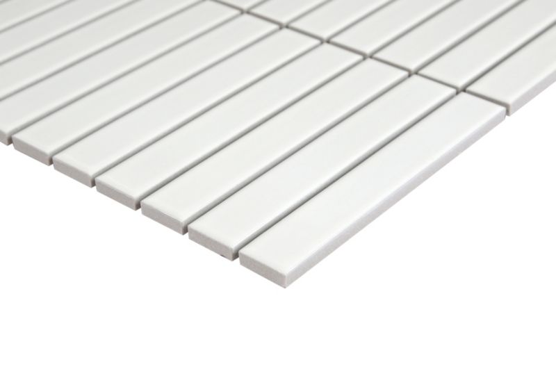 Mozaika ceramiczna GoodHome Luisa biała 29.8 x 29.5 cm błyszcząca