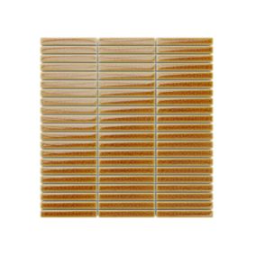 Mozaika ceramiczna Ilcom Mini Piano Brown Crackle 29.0 x 28.2 cm 1 szt.