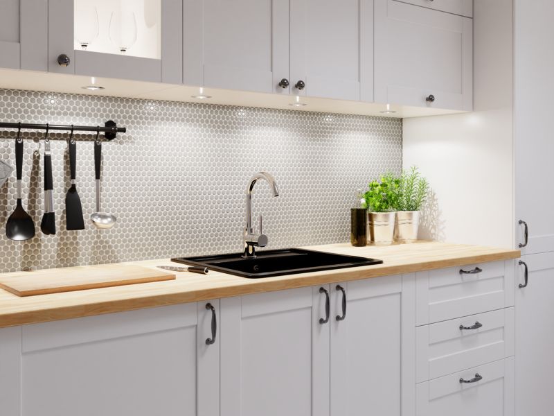 Mozaika ceramiczna Ilcom Penny Dots grey matowa szara 29,3 x 31,7 cm 1 szt.
