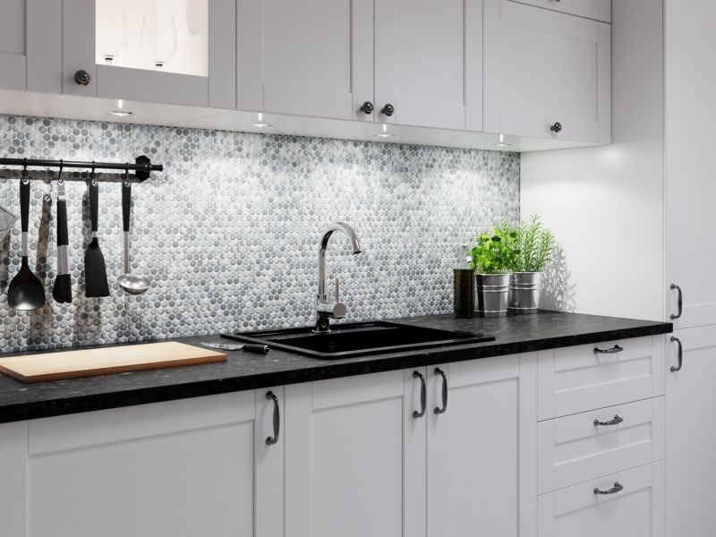 Mozaika ceramiczna Ilcom Penny Dots Multi Grey Glossy 29.3 x 31.7 cm 1 szt.