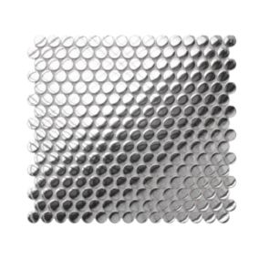 Mozaika ceramiczna Ilcom Penny Dots Silver Chrom Metalic 29.3 x 31.7 cm 1 szt.