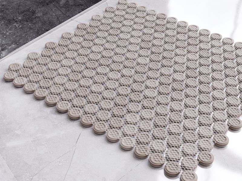 Mozaika ceramiczna Ilcom Penny Dots Silver Chrom Metalic 29.3 x 31.7 cm 1 szt.