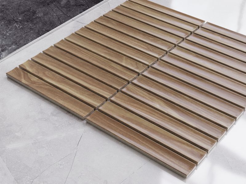 Mozaika ceramiczna Ilcom Piano wood dark 29.6 x 30.0 cm 1 szt.