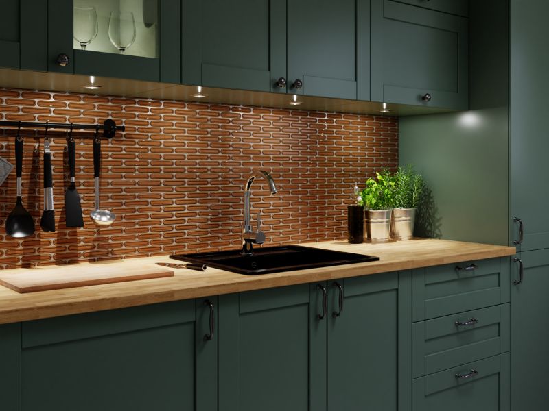 Mozaika ceramiczna Ilcom Savoiardi caramel brown brązowa 30.0 x 30.5 cm 1 szt.