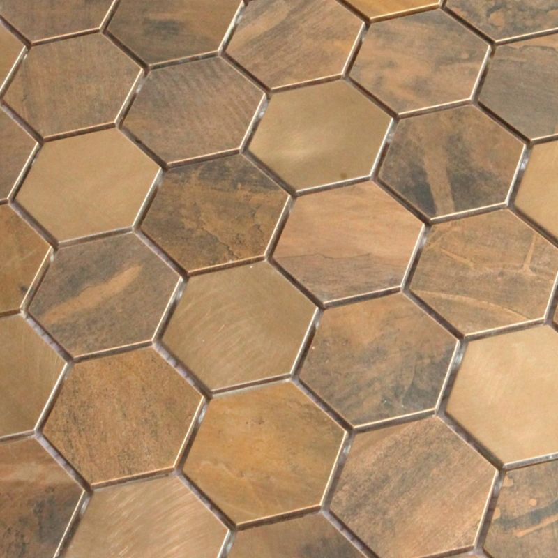 Mozaika Enaide GoodHome 30 x 30 cm hexagon copper