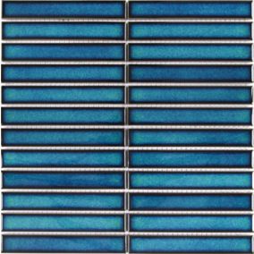 Mozaika GoodHome Luisa 30 x 30 cm finger blue