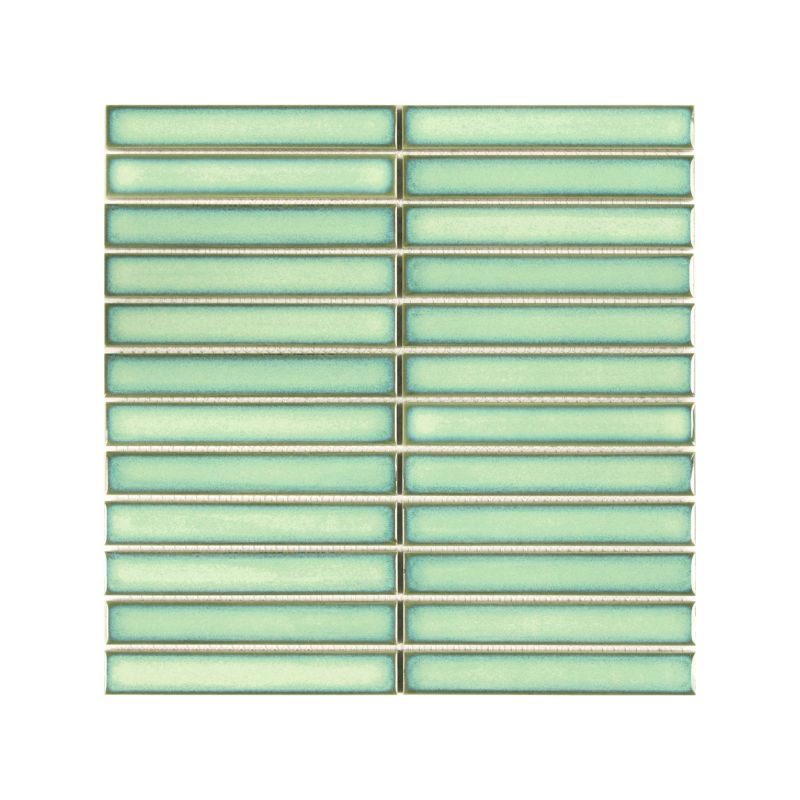 Mozaika GoodHome Luisa 30 x 30 cm finger light green