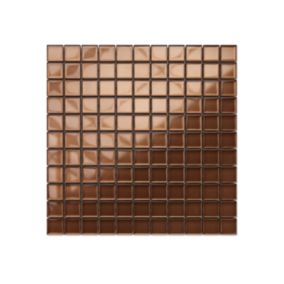 Mozaika szklana Ilcom brązowa brown metallic 30x30cm 1 szt.