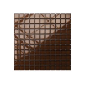 Mozaika szklana Ilcom brązowa coffe 30x30cm  1 szt.