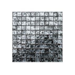 Mozaika szklana Ilcom czarna onyx metallic 30x30cm 1 szt.