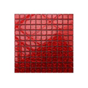Mozaika szklana Ilcom czerwona karmazyn baranek 30x30cm 1 szt.