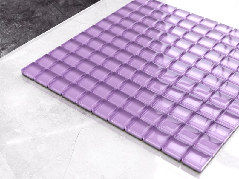 Mozaika szklana Ilcom fiolet viola 30x30cm  1 szt.