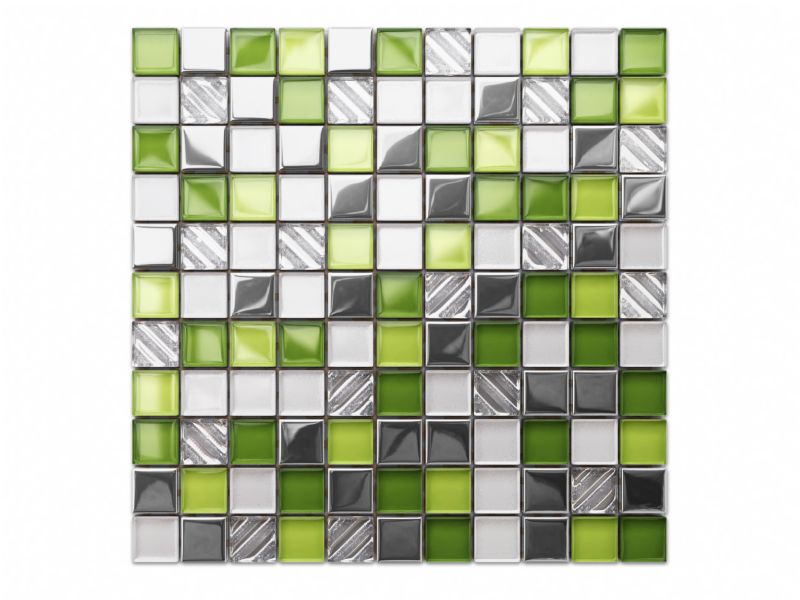 Mozaika szklana Ilcom green fashion 30x30cm  1 szt.