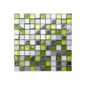 Mozaika szklana Ilcom green fashion 30x30cm  1 szt.