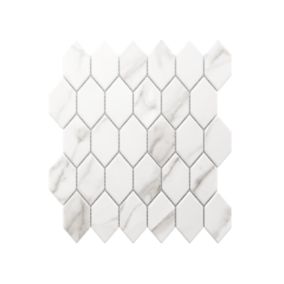 Mozaika szklana Ilcom Heksagon Carrara 25.6 x 25.0 cm 1 szt.