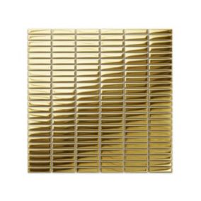 Mozaika szklana Ilcom nano piano gold złota metallic 30 x 30 cm 1 szt.