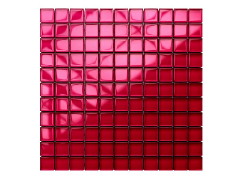 Mozaika szklana Ilcom różowa malina 30x30cm 1 szt.