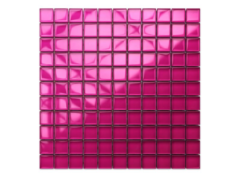 Mozaika szklana Ilcom różowa piwonia 30x30cm 1 szt.