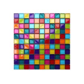 Mozaika szklana Ilcom rainbow multi-color 30x30cm 1 szt.